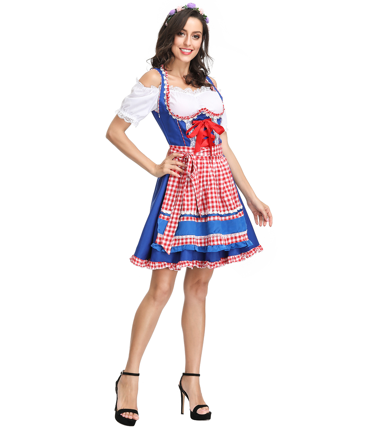 F1910-2 oktoberfest maid costume